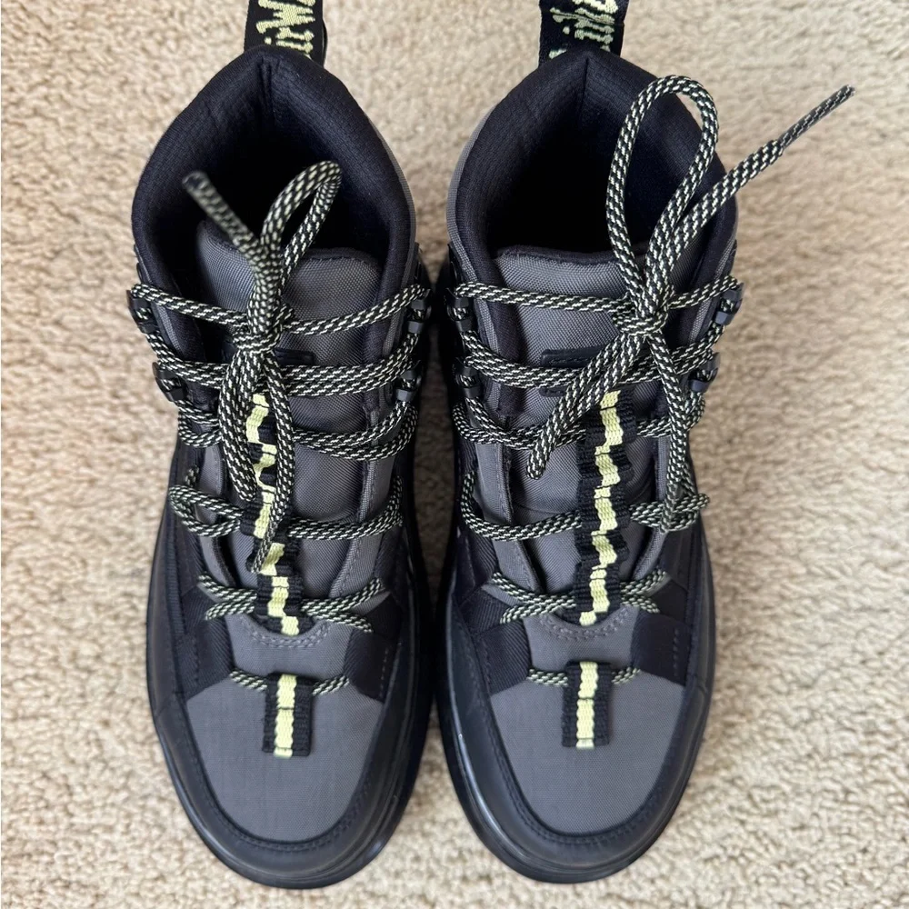 Dr. Martens Black and Gray Boots with Chunky Supportive Design - Picture 1 of 4